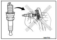  Spark plug gap adjustment is not required between replacement