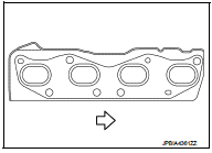 2. Install exhaust manifold with the following procedure: