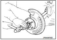 9. Remove steering outer socket from steering knuckle. Refer to