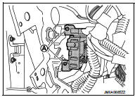 15. Disconnect harness connectors and clips required to remove the steering