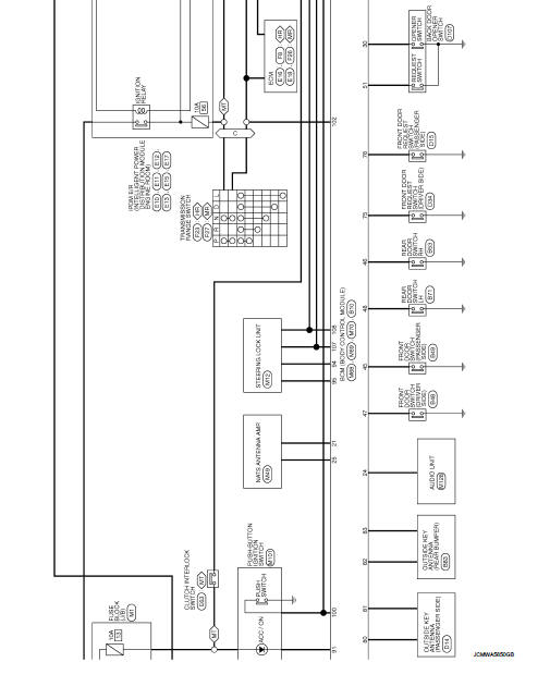 Wiring diagram - Body Control System With intelligent key system