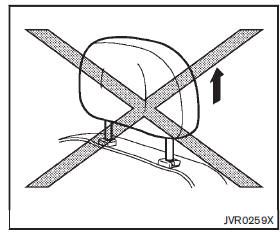 For non-adjustable head restraint/headrest