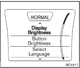 Setting Display Brightness and Button Brightness