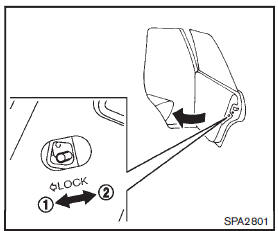 Child safety rear door locks help prevent the rear doors from being opened accidentally,
