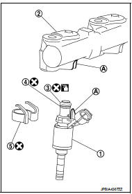 4. Insert insulator into mounting hole of fuel injector of cylinder head.