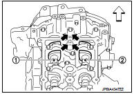 4. Remove crankshaft pulley with the following procedure: