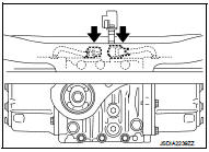 7. Connect electric controlled coupling connector (1) to sub-harness