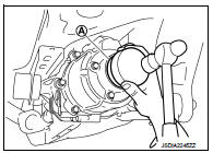 2. Install rear drive shafts. Refer to RAX-17, "Removal and Installation".