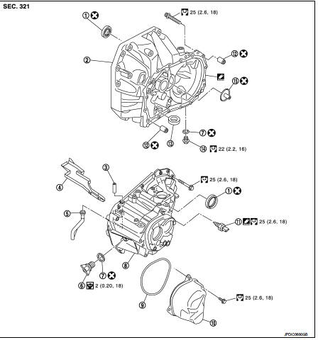 1. Differential side oil seal