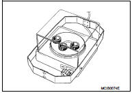 8. Install mainshaft bushing (1) to mainshaft, using a drift (A) [Commercial