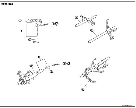 1. Shifter lever A