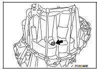 31. Tighten transaxle case mounting bolts (