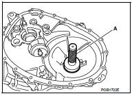 19. Install differential side oil seals (1) to clutch housing and transaxle