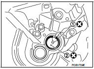 10. Install mainshaft rear bearing outer race to transaxle case, using