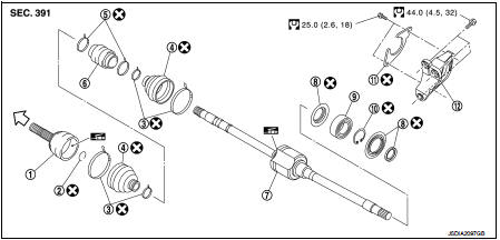 1. Joint sub-assembly
