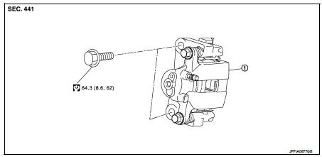 1. Brake caliper assembly