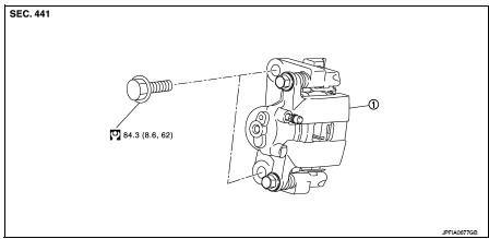 1. Brake caliper assembly