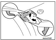 4. Remove seatback trim and seatback pad from seatback frame.