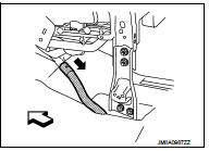 10. Remove instrument panel assembly. Refer to IP-13, "Removal and