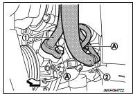 4. Disconnect magnet clutch harness connector.