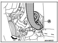 5. Remove high-pressure flexible hose from vehicle.