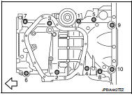 2. Install rear oil seal with the following procedure.
