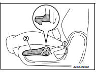 3. Disengage pawl using a screwdriver while pulling reclining