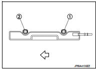 6. Connect harness connector to fuel injector.