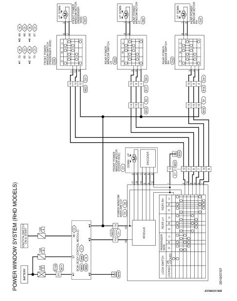 Wiring Diagram Power Window Control, Power Window Switch Wiring Schematic