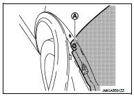 7. Pull bumper fascia side toward the vehicle side to disengage the