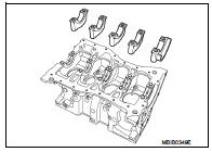 ON THE CYLINDER BLOCK