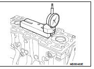Height of the cylinder head: