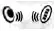 EV system operation icon for discharged Intelligent Key