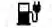 Low battery charge indicator icon