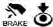 Push brake and power switch indicator