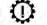 Park brake application reminder icon