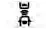 Vehicle ahead detection indicator icon