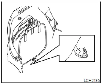 Securing the Nissan Leaf L1 and L2 EVSE storage case to the luggage board