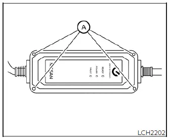 Connecting the Nissan Leaf EVSE to a wall outlet with the Genuine NISSAN Adapter