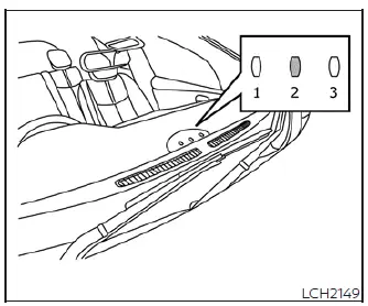 Sequential lighting pattern indicating an active charging timer on the Nissan Leaf