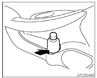 Front door panel integrated bottle holder inside the Nissan Leaf