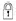 Lock icon on the key fob button