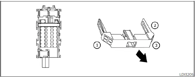Identifying and replacing a blown fuse using the puller tool