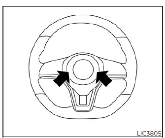 Steering wheel center pad for horn