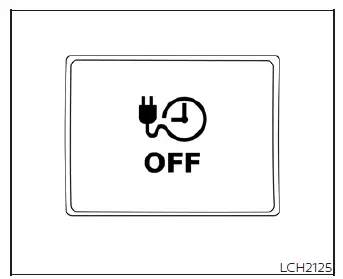 Dashboard switch used to initiate an immediate charge on the Nissan Leaf