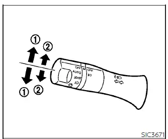 Turn signal and lane change lever