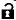 Key fob unlock button icon