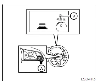 ProPILOT Assist driving aid status icons on the instrument display