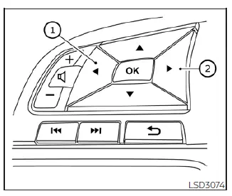 Nissan Leaf instrument cluster showing active ProPILOT Assist status