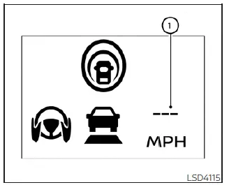 ProPILOT Assist icon illumination on the Nissan Leaf dashboard